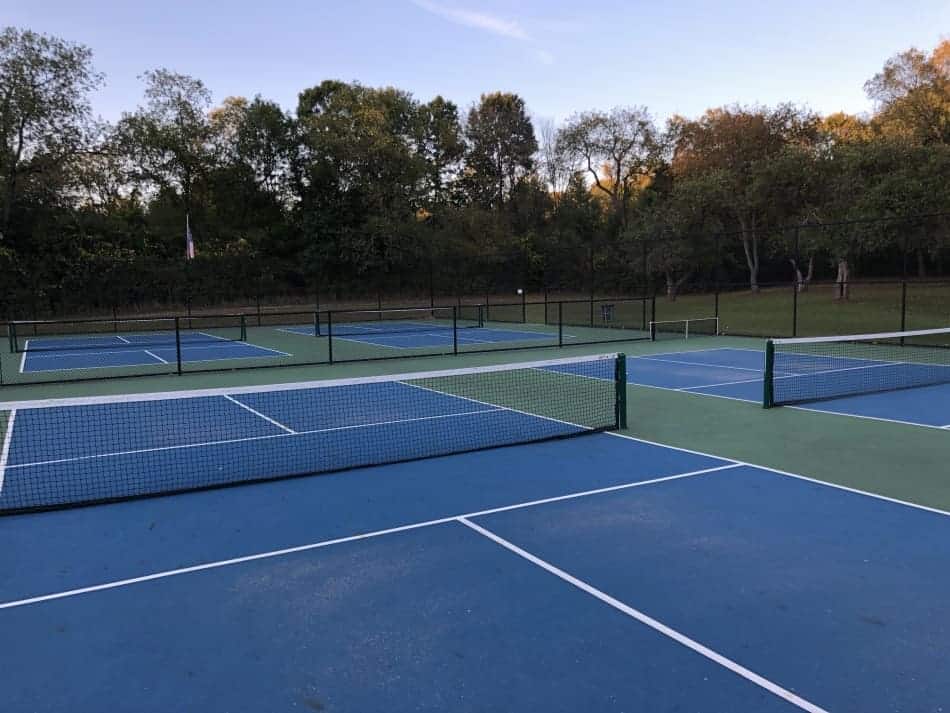 Outside PB Courts2 is pickleball good exercise