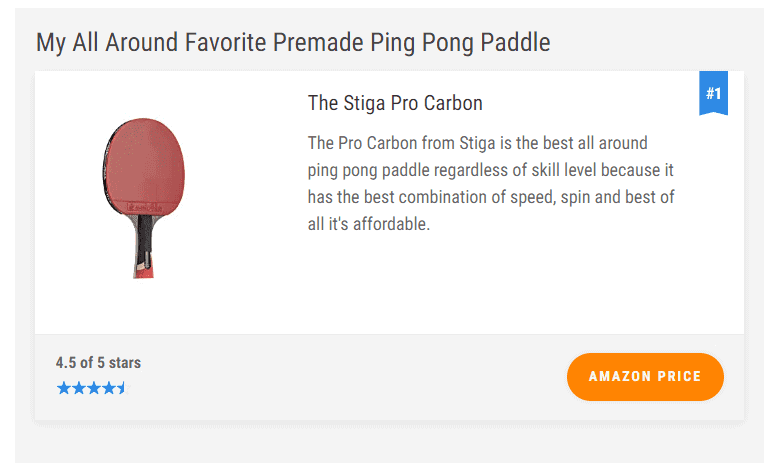 The Stiga Pro Carbon Reviews