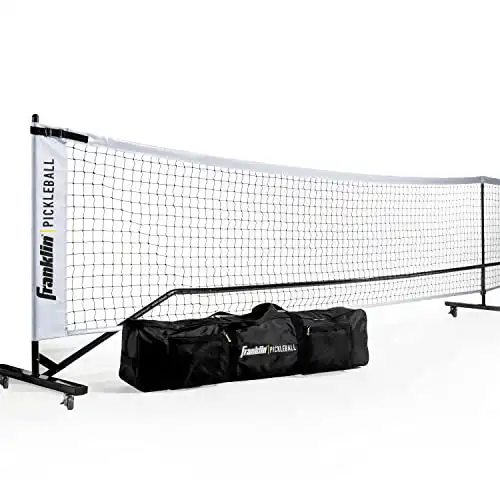 Franklin Sports Official Pickleball Net with Wheels